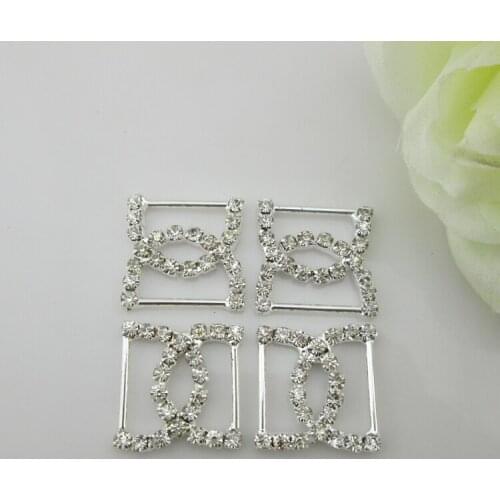 10pcs good rhinestone buckle for wedding invitation card