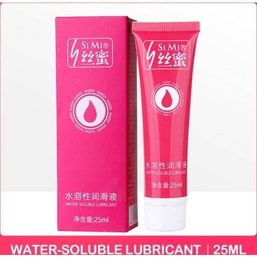 25Ml Men/Women Silk Sex Lubricant Transparent Cream Water-based Sex Oil Vaginal Anal Gel for Adults Sex Products Intimate Goods