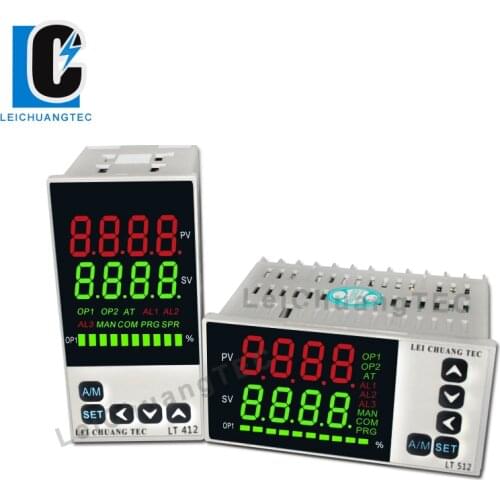 48x96mm 4-20mA analog input LED display PID temperature controller with alarm, SSR/Relay/4-20mA/0-10V output