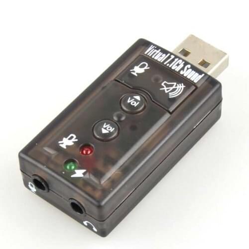 7.1 Channel USB External Sound Card Audio Adapter