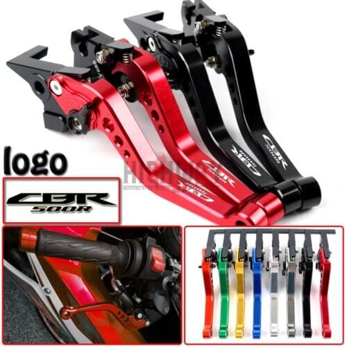 Motorcycle CNC Aluminum Brake Clutch Levers Adjustable Short Lever for Honda CBR500R CBR 500R 2013-2016