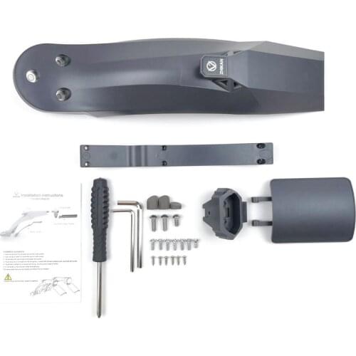 Electric Scooter Mudguard For Mi M365 PC Scooter Fender Tire Splash Fender With License Plate Holder For Scooter Accessories