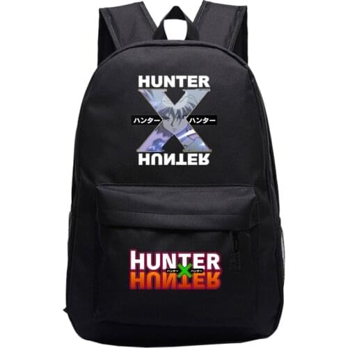 Children HUNTER X HUNTER Backpack Kids Anime Bookbag Boys Girls Primary School Bag Students Cartoon Rucksack Teens Knapsack