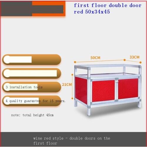 Dolap Kaplama Mobiliario Tea Side Tables Furniture Aluminum Alloy Mueble Cocina Cabinet Cupboard Meuble Buffet Sideboard