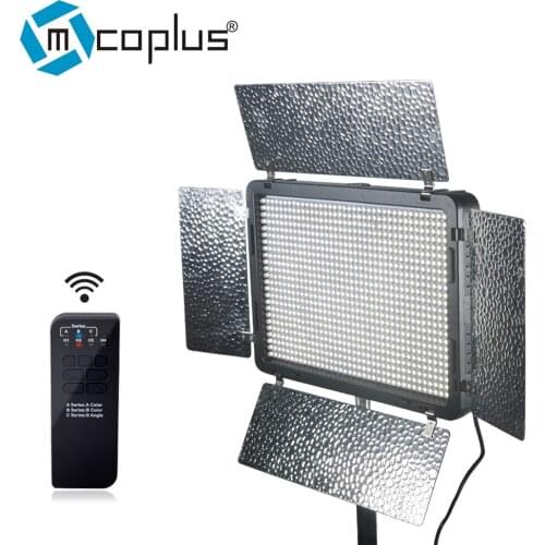 Mcoplus LED-920A LED Light 912PCS LED Lamp 3200K-7500K Color Temperature 6000LM Video Light for Canon Nikon Sony DSLR Cameras