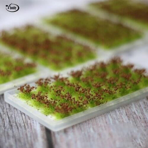 Miniature Diorama Flower Cluster Soldier Military Scene Train Model Terrain Landscaping Vegetation Simulation Scene