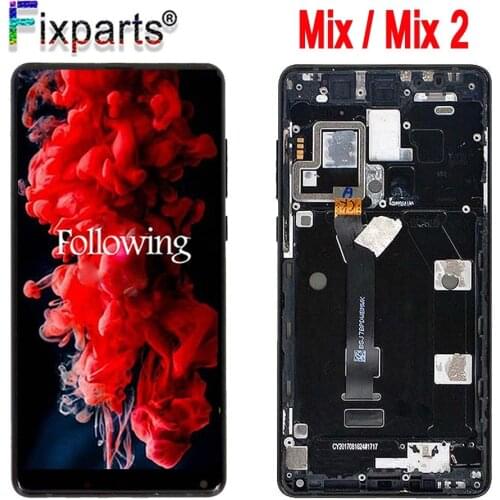 New 5.99"For Xiaomi Mi Mix2 LCD Display + Touch Screen 2160*1080 Tested Digitizer Assembly Replacement For Xiaomi Mi Mix LCD