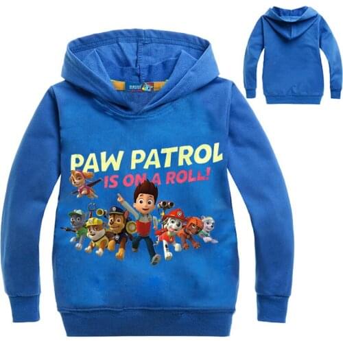 Paw Patrol Casual Warm Childrens Sweater and Pullover Cartoon Paw Patrol Childrens Sweater Kids Clothes
