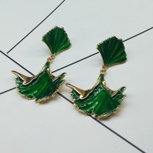 2019 Hot Sale Rushed Tin Alloy Trendy Women Earings European And American Jewelry Fashion Personality Sweet Beach Earrings A6-8
