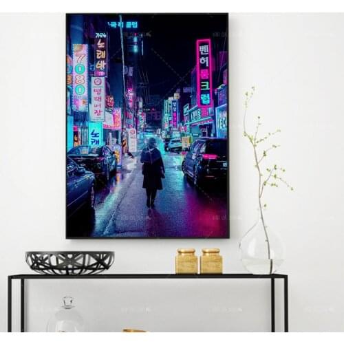 Modern Home Decor Hd Prints Japan Figure Street Landscape Picture Canvas Painting Modular Nordic Wall Art Poster Bedroom Artwork