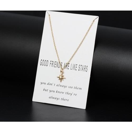 Wish Card Boho Style Pendants