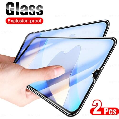 2PCS Tempered Protector Glass For Oppo A16 A 16 6.52" 16a 2021 Tranparent Smartphone Safety Protective Clear Screen Cover Film