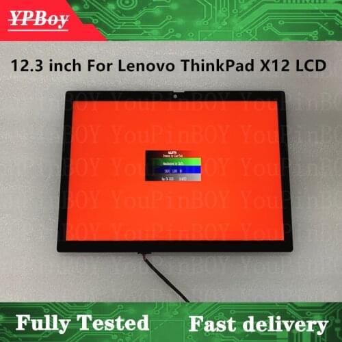 12.3'' For Lenovo ThinkPad X12 Detachable Gen 1 LCD LED Display Touch Screen Assembly 1920X1280 30Pin N123NCA-GS1 FRU 5D10X86206