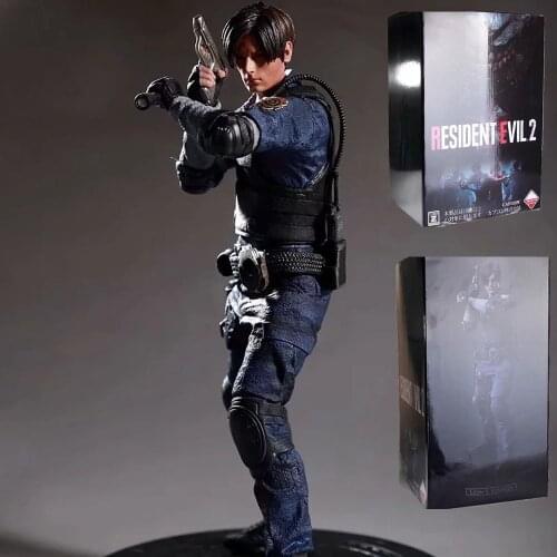32cm Game Character Leon S Kennedy PVC Figure Collectible Model Toys Gift