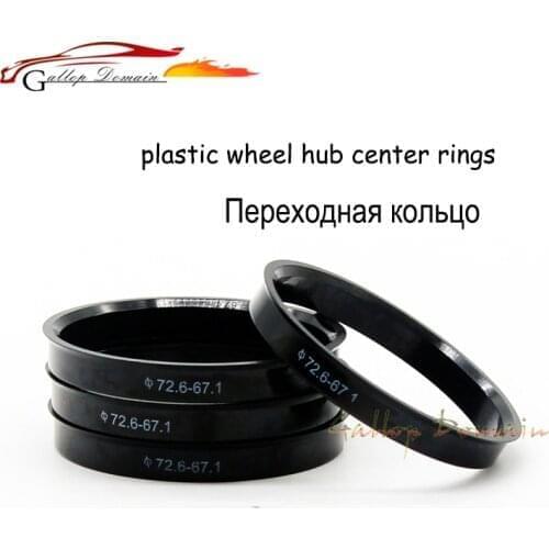 4pieces/lots 63.4 to 56.6 mm Hub Centric Rings OD=63.4mm ID=56.6mm PE Rigid Plastics Wheel Hub Rings Free Shipping Car-Styling