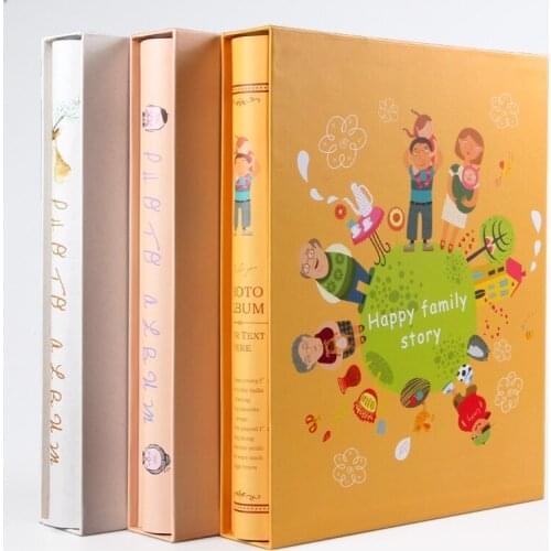 6 Inch Plastic Seal Large-capacity Insert Photo Albums Plastic Pages 4x6 Photos 400 Photo Double Glue Boxed Baby Memories Book