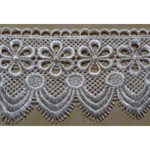 9cm exquisite water soluble embroidery lace trimming,clothes and home items DIY decoration materials,XERY14333H