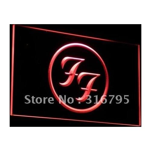 C031 Foo Fighters Rock n Roll Punk Bar Light Signs