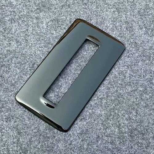 For Mitsubishi Delica 2020 2021 ABS Black Rear Air Condition Button Switch Cover Trim Sticker Interior Accessories