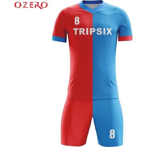 Soccer jersey top thai quality, football sportwear printed football soccer jersey