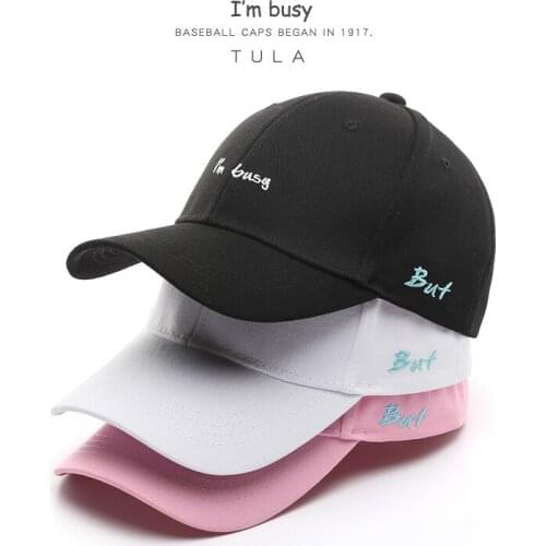 Cotton Embroidery Baseball Cap for Men and Women Fashion Black Hats Casual Dad Hats Unisex Hip Hop Caps Snapback Hat Adjustable