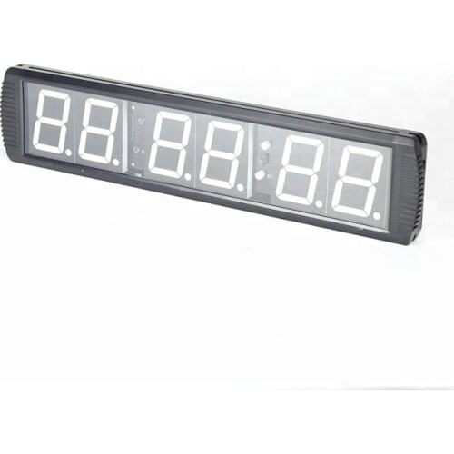 Gym cross fitness multi-functional sport training 4 inch 6 digits led remote digital timer