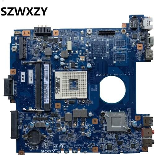 SZWXZY Original For Sony Vaio SVE14 Laptop Motherboard A1876091A A1893195A DA0HK6MB6G0 MBX-268 Mainboard HM76 DDR3