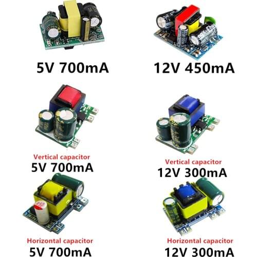 AC-DC 5V 700mA 12V 450mA 12V 300mA 3.5W Precision Buck Converter AC 220V to 5V DC step down Transformer power supply module
