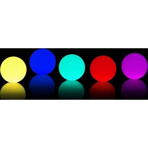 RGB 16 Colors Pool Light Balls Floating Remote Control Swimming Color Changing Outdoor Lawn Colorful Toy Night Shop Waterproof