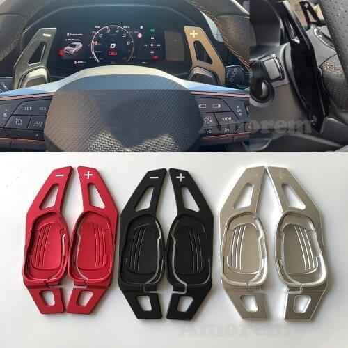 Aluminum Alloy Steering Wheel Paddle Shift For Cupra Formentor 2019 2020 2021 Shifter Paddles Extension DSG Car Accessories