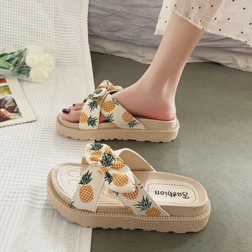 Sandals And Slippers WomenS Summer Wear Tide 2021 New Fashion Outing Sponge Cake Thick-Soled Beach Shoes Seaside
