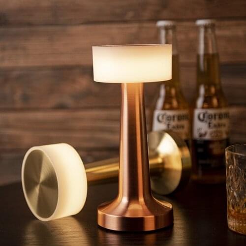 Touch Sensor Bar Lamp Rechargeable Portable Night Light for Restaurant Cafe Outdoor Table Lamps Bedside Decor Atmosphere Lights