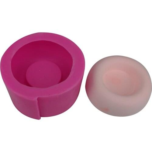 Silicone Concrete Candle Silicone Mould DIY Handmade Flower Pot Candlestick Bonsai Mould Home Art Office Desktop Generous