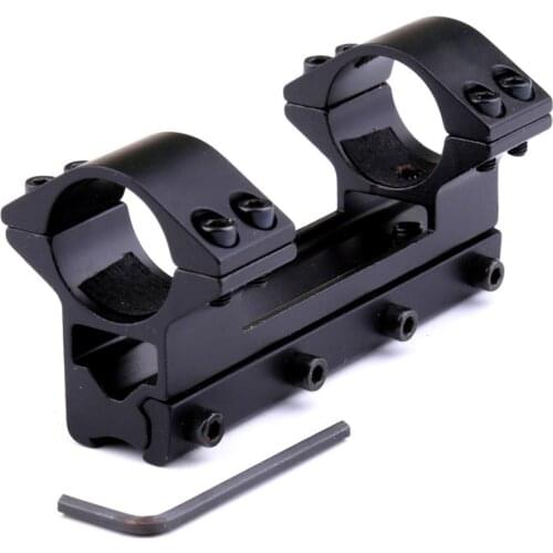 Tactical 25.4mm/1Inch Rings Integral Hunting Scope Mount Picatinny Rail Bracket For Optical Sight With Bubble Level