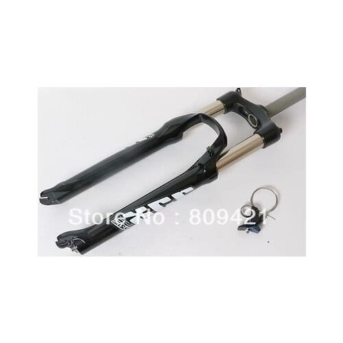 Suntour XCR Bike Fork Air Suspension Remote Manual Disc Brake only MTB 27.5" 1-1/8 Stanchion 32mm White Black Pipe 1:1/8 27.5er