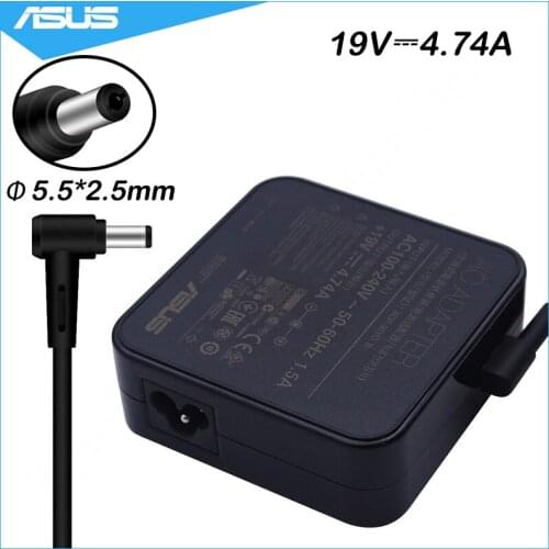 19V 4.74A 90W 5.5*2.5mm AC Adapter Power Laptop Charger For Asus K52F K52J K53E K53S K53U K55 A42F A52F A53E A53S A53U A55A A55V