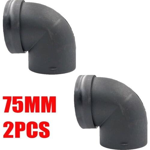2pcs Air Vent Outlet Car Parking Heater Ducting L - 75MM Piece Elbow Bend Pipe Exhaust Connector For Webasto Eberspaecher Diesel