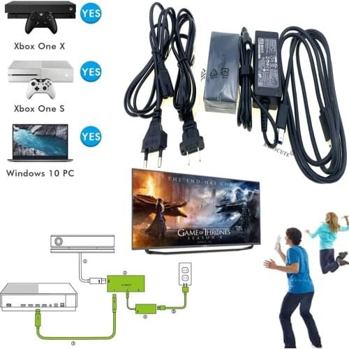 2021 Kinect Adapter for Xbox One for XBOXONE Kinect 3.0 Adaptor EU US Plug AC Adapter Power Supply For XBOXONE