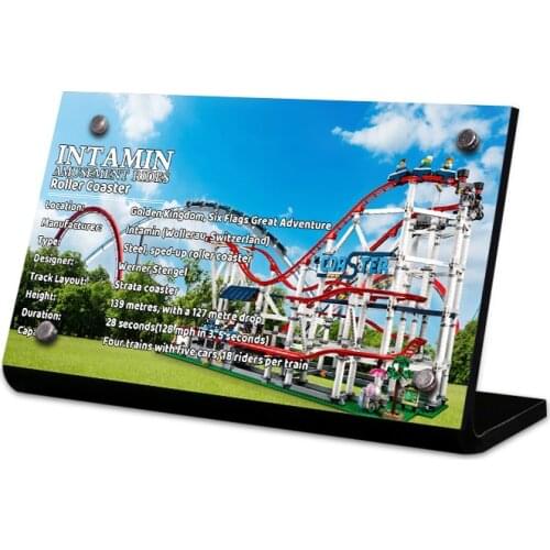 The Acrylic Display Stand Brand For Roller Coaster Compatible with 10261 Building Blocks