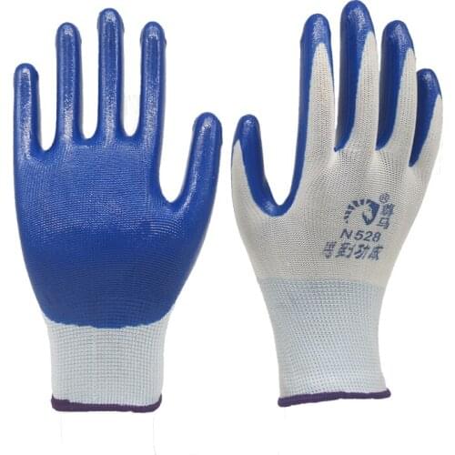 Household gloves plastic anti-skid wear-resistant waterproof gloves