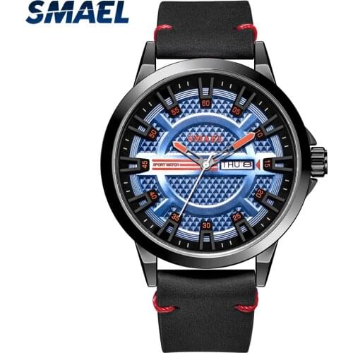 New Sports Watch Men Quartz Watch Japan Movt Waterproof Clock Stainless Steel Case Leather Wristwatches reloj hombre Watches Men