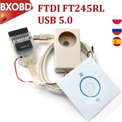 2020 Vagtacho 5.0 VAG NEC MCU 24C32/24C64 TACHO Immo Box Eeprom Programmer USB Version V5.0 USB VAGtacho 5.0 Diagnostic Cable