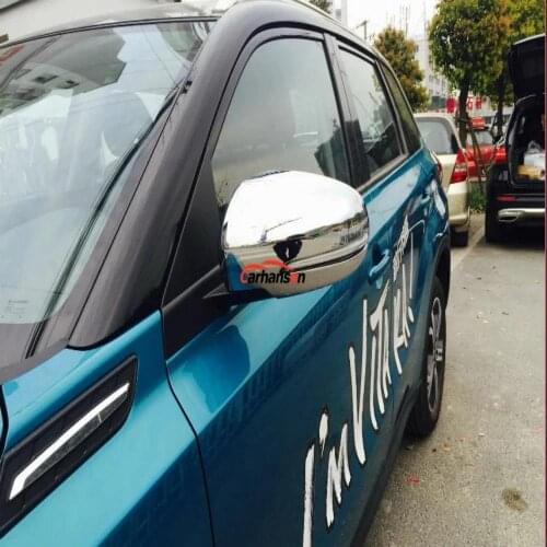 For Car Suzuki Vitara Accessories Styling Chrom Side Rearview Mirror Cover Protector Exterior Decoration Cover Sticker 2018 2019