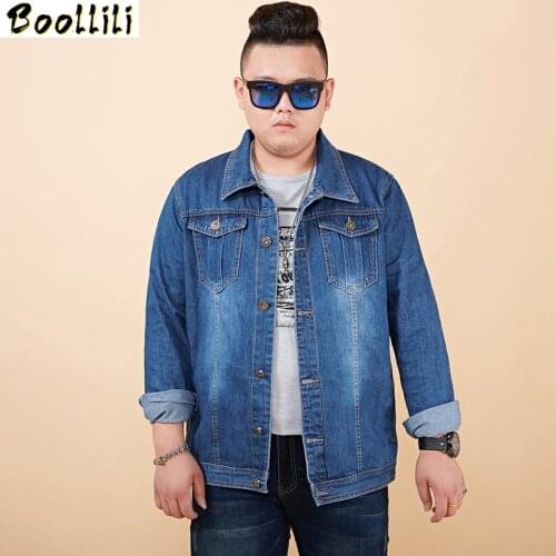 Denim Jackets Mens 7XL 6XL 5XL 4XL Plus Size Jean Jacket For Man Jackets Men Spring Autumn Big Size Denim Coat For Men