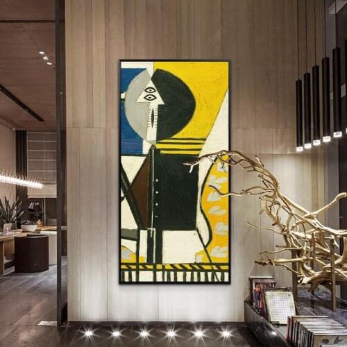 EECAMAIL Living Room Diamond Embroidered Full Diamond Vertical Edition Entrance Modern Art Simple Abstract Diamond Picture