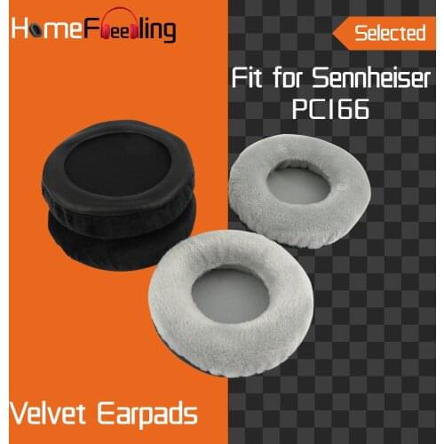 Homefeeling Earpads for Sennheiser PC166 Headphones Earpad Cushions Covers Velvet Ear Pad Replacement