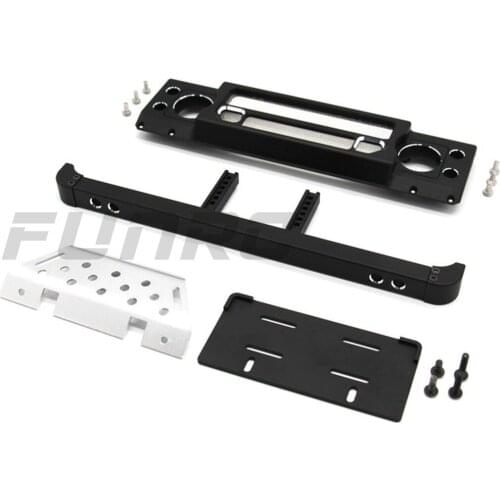 HR Traxxas TRX4 Upgrade Accessories Aluminum Alloy Simulation Front Bar Front Face Guard Kit