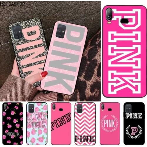 Fashion Pink for girls Phone Case For Samsung Galaxy A21S A01 A11 A31 A81 A10 A20E A30 A40 A50 A70 A80 A71 A51