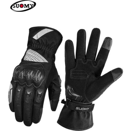 Motorcycle winter gloves waterproof warm riding motorcycle off-road anti-fall windproof touch screen knight equipment