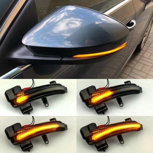For Skoda Superb A7 Dynamic LED Turn Signal Blinker Sequential Side Mirror flasher Light for Skoda Superb 2016 2017 2018 2019